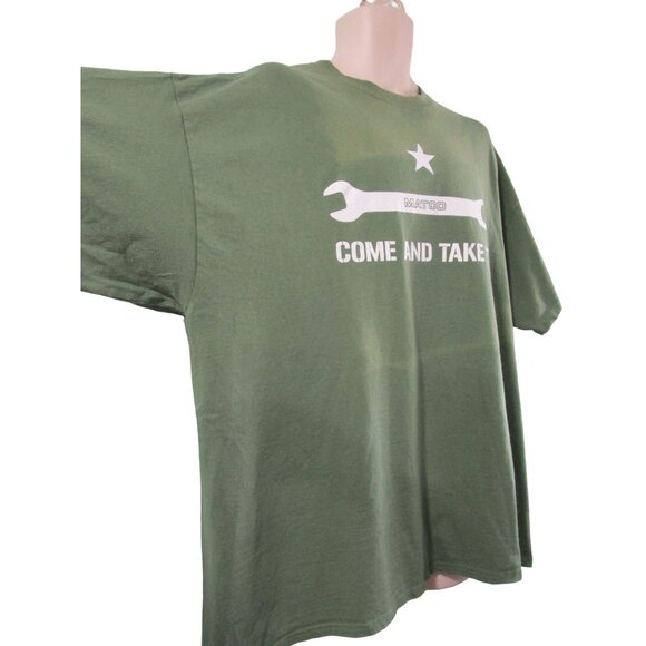 Matco Tools Come And Take It T Shirt Faded Spots GUC Gildan Ultra Cotton 2XL - Picture 5 of 14